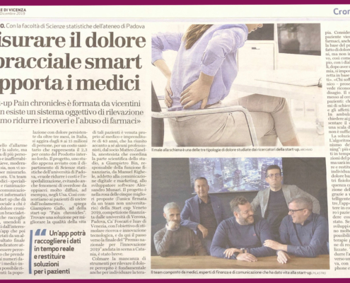 Pain Chronicles Giornale di Vicenza